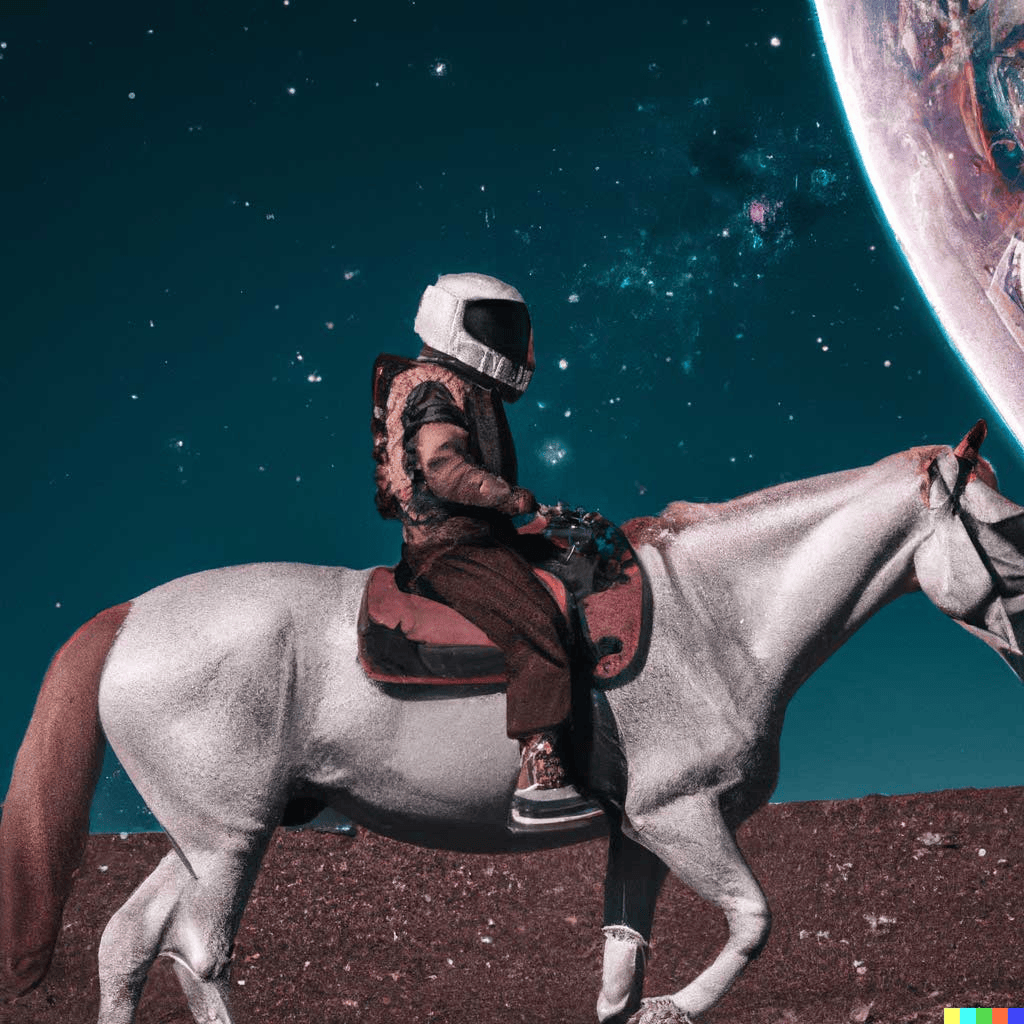 man sitting on a horse